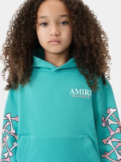 KIDS' BANDANA BONES STACKED HOODIE