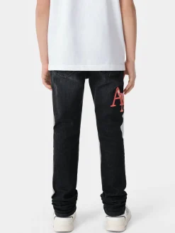 KIDS' BANDANA STAGGERED LOGO JEAN