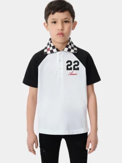 KIDS' MA CHECKERED 22 POLO