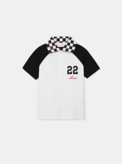 KIDS' MA CHECKERED 22 POLO