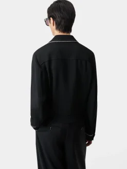 LEOPARD CADET JACKET