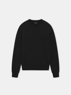 LONG SLEEVE CREW-BLACK