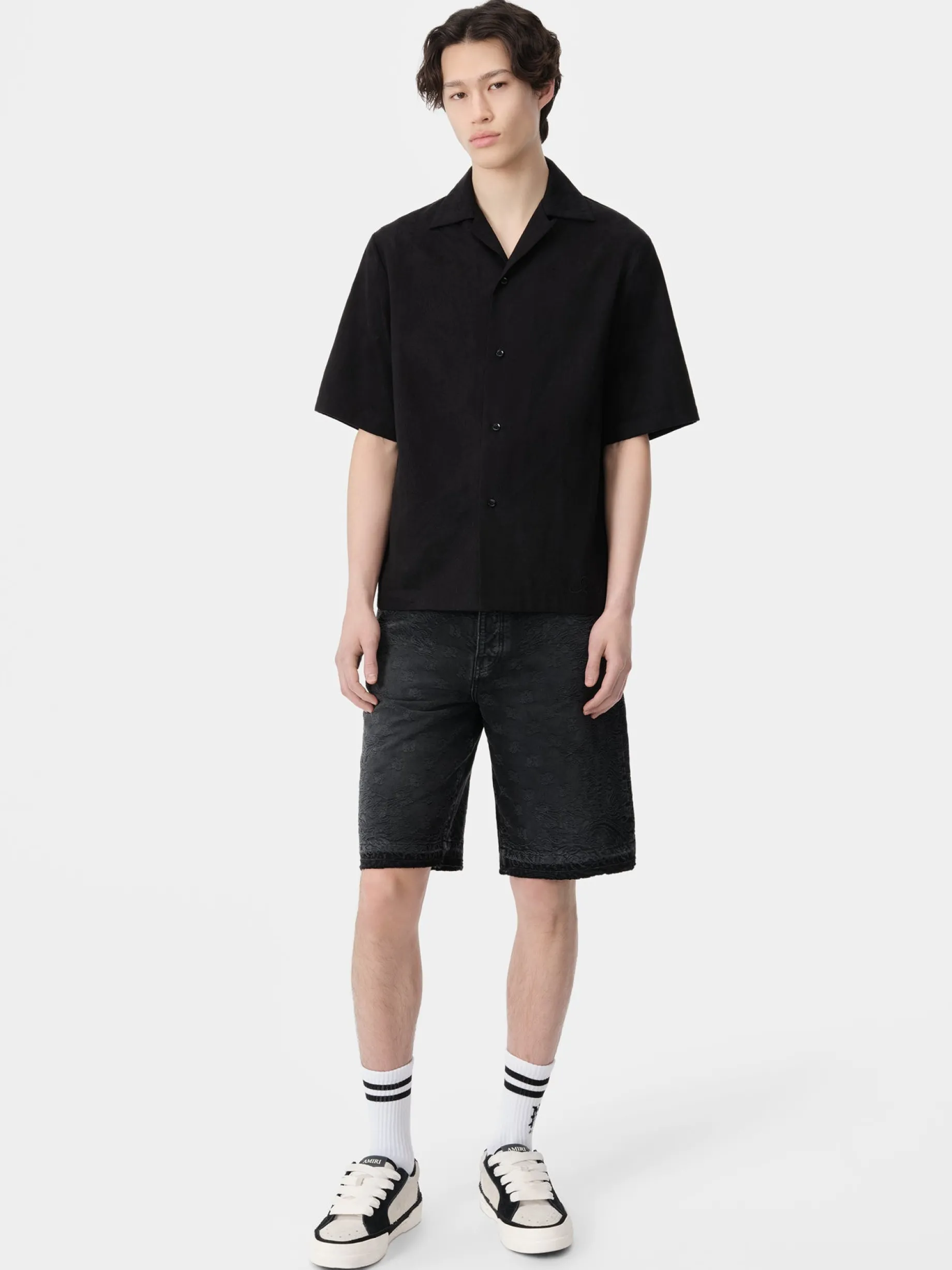 MA BANDANA LINEN CAMP SHIRT