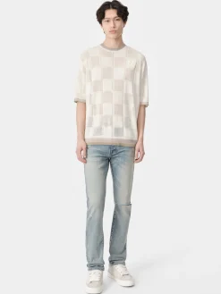 MA CHECKERED TEE