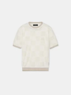 MA CHECKERED TEE