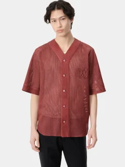MA PERFORATED BASEBALL SHIRT