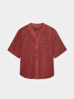 MA PERFORATED BASEBALL SHIRT
