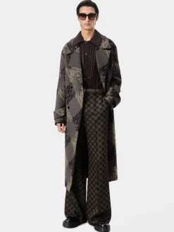 MA QUAD BRUSHED DOUBLE-BREASTED OVERCOAT