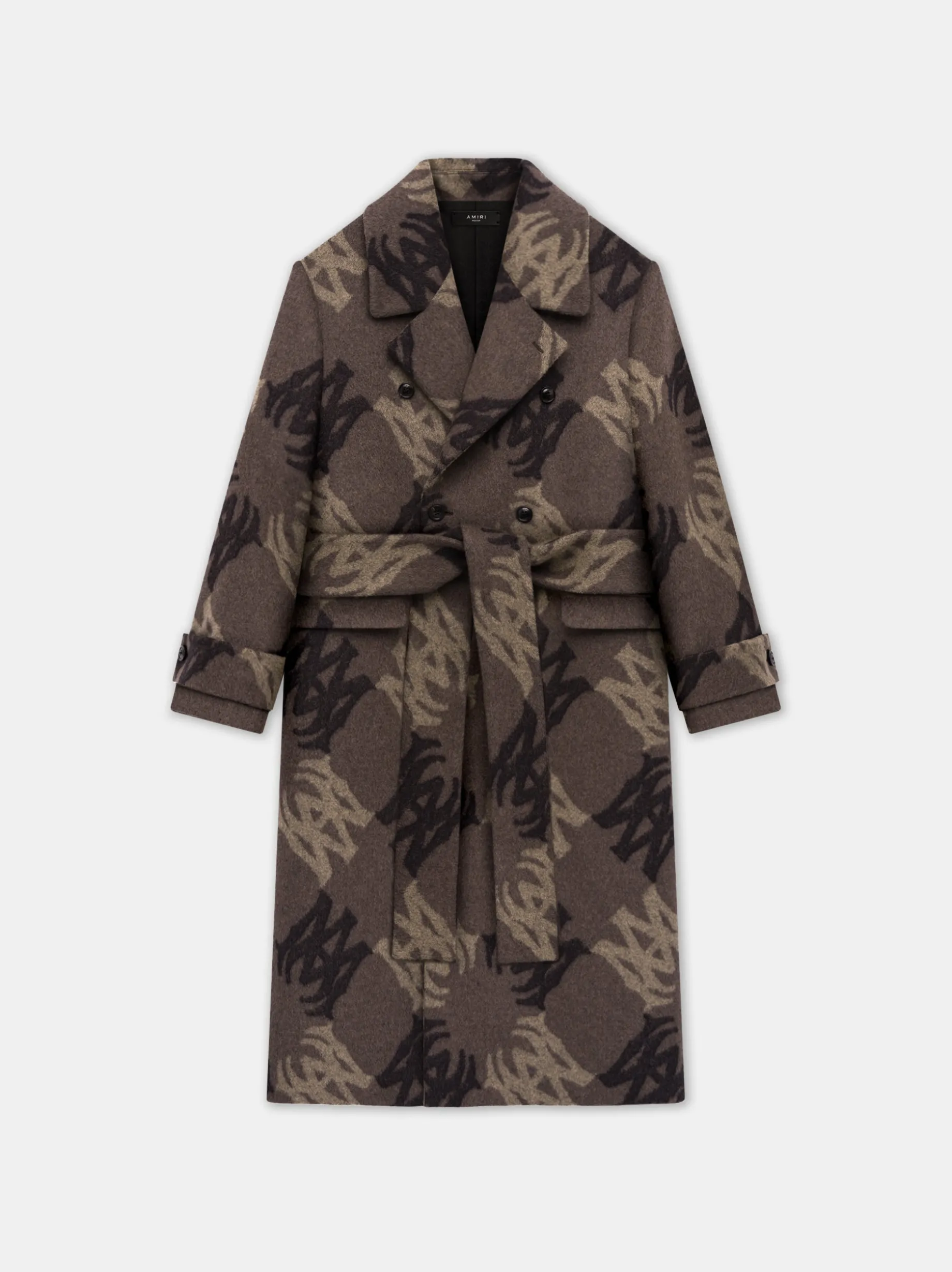 MA QUAD BRUSHED DOUBLE-BREASTED OVERCOAT