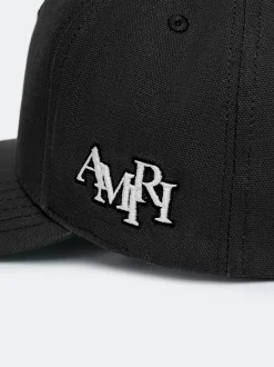 MA STAGGERED AMIRI FULL CANVAS HAT