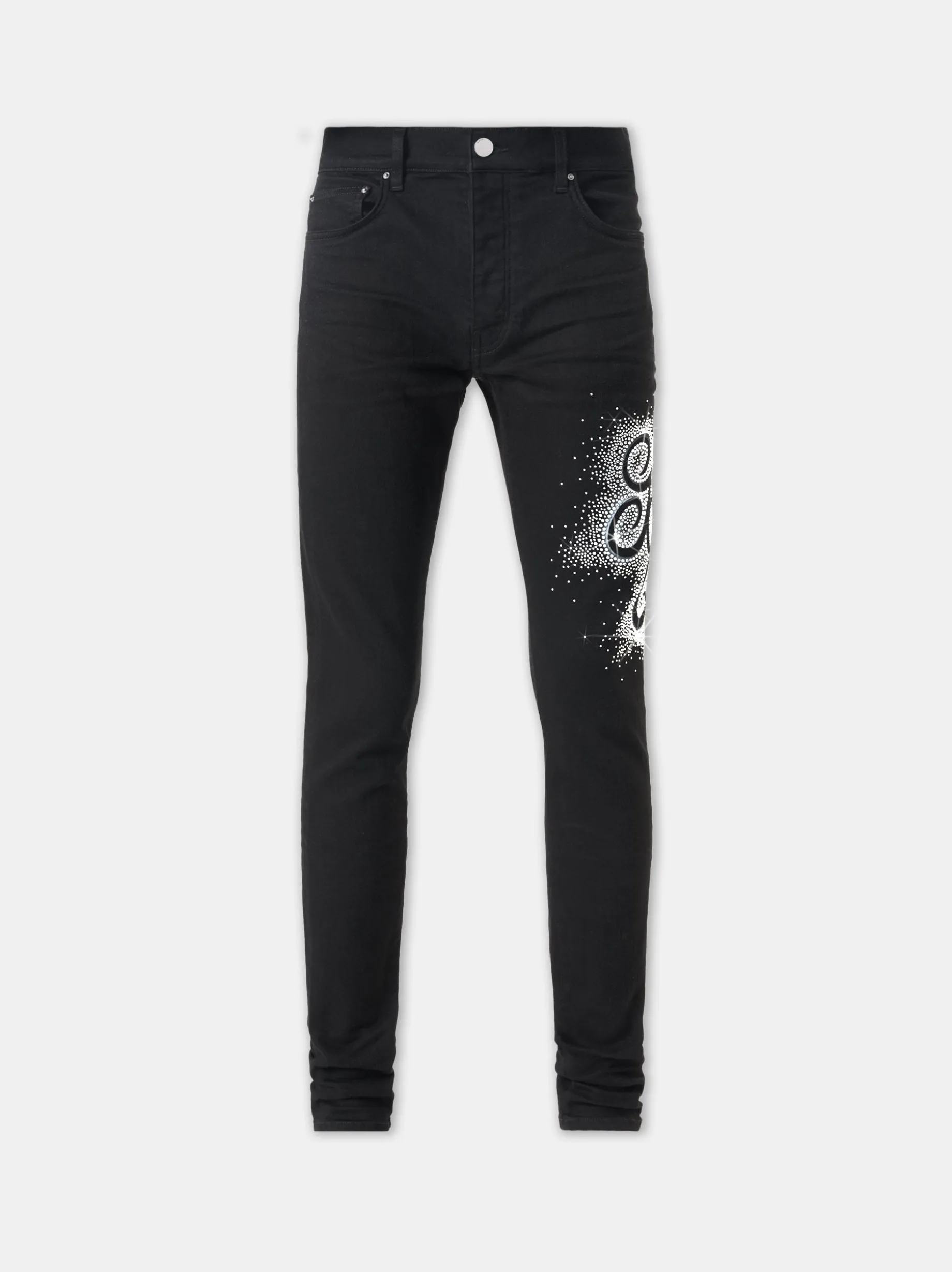 MA SWIRL CRYSTAL SKINNY JEAN
