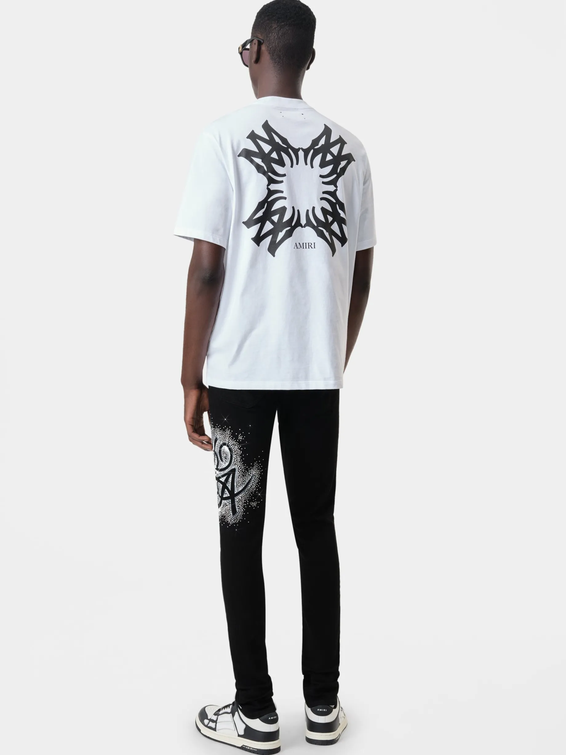 MA SWIRL CRYSTAL SKINNY JEAN