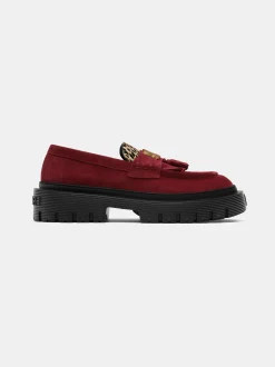 MA TASSLE LEOPARD JUMBO LOAFER