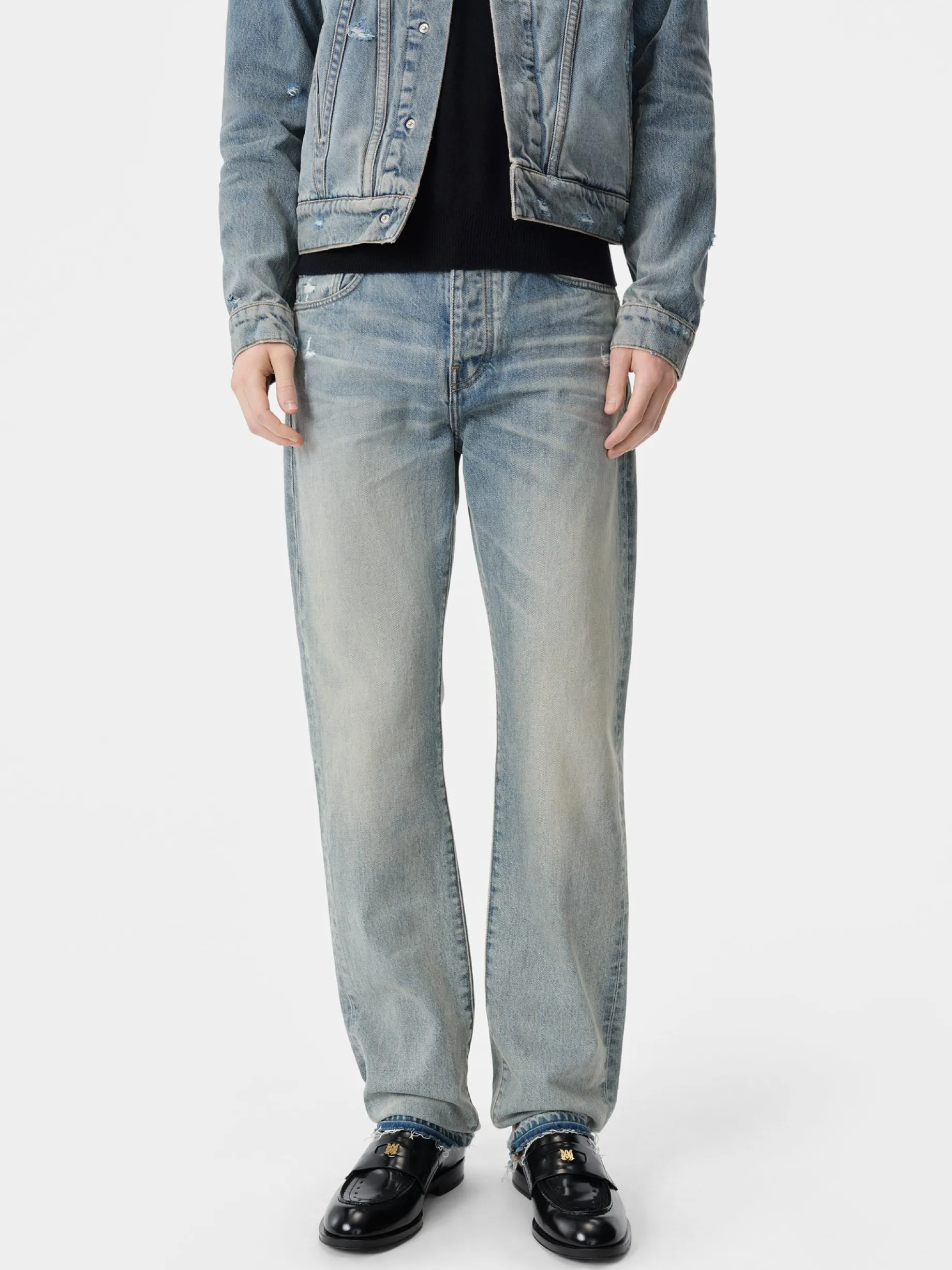 RELEASED HEM STRAIGHT JEAN