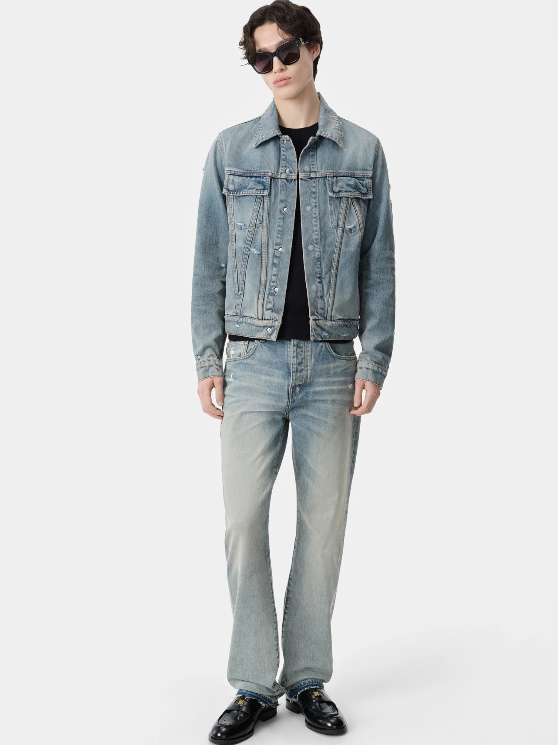 RELEASED HEM STRAIGHT JEAN