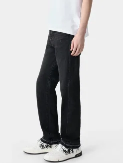 RELEASED HEM STRAIGHT JEAN