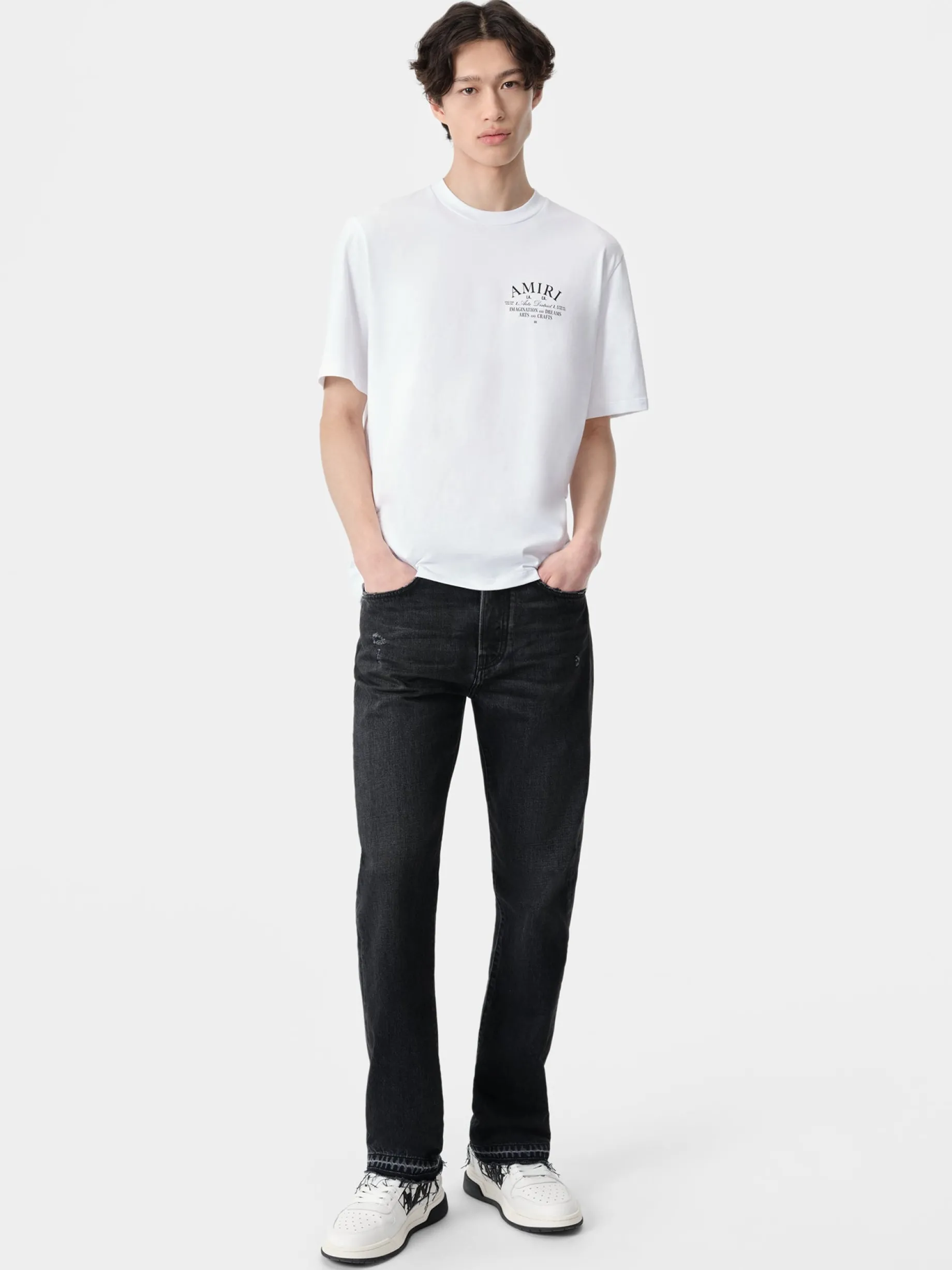 RELEASED HEM STRAIGHT JEAN
