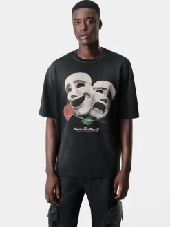THEATRE MASKS OVERSIZED TEE