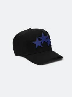 THREE STAR STAGGERED AMIRI FULL CANVAS HAT