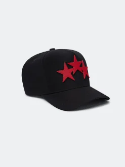 THREE STAR STAGGERED AMIRI FULL CANVAS HAT