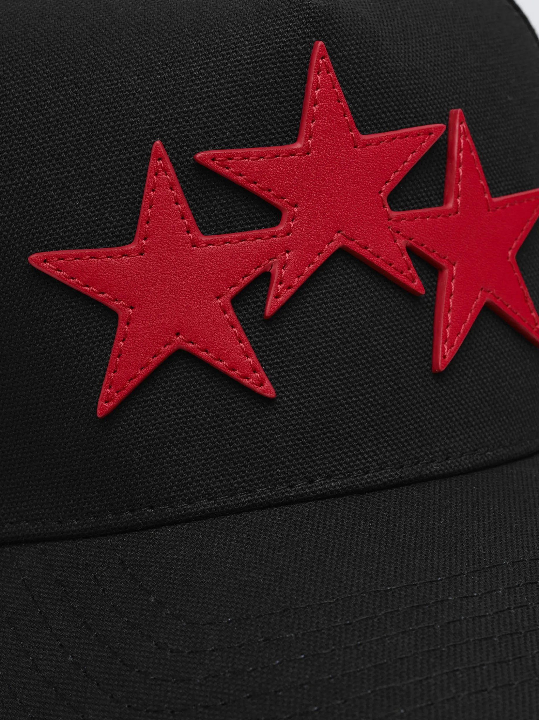 THREE STAR STAGGERED AMIRI FULL CANVAS HAT