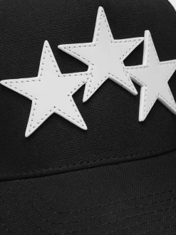 THREE STAR STAGGERED AMIRI FULL CANVAS HAT