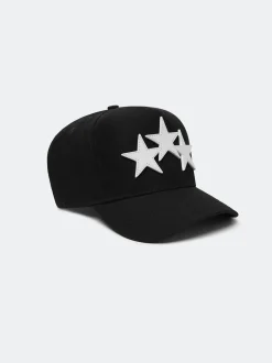 THREE STAR STAGGERED AMIRI FULL CANVAS HAT