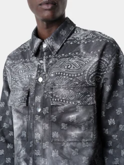 TIE DYE BANDANA OVERSHIRT