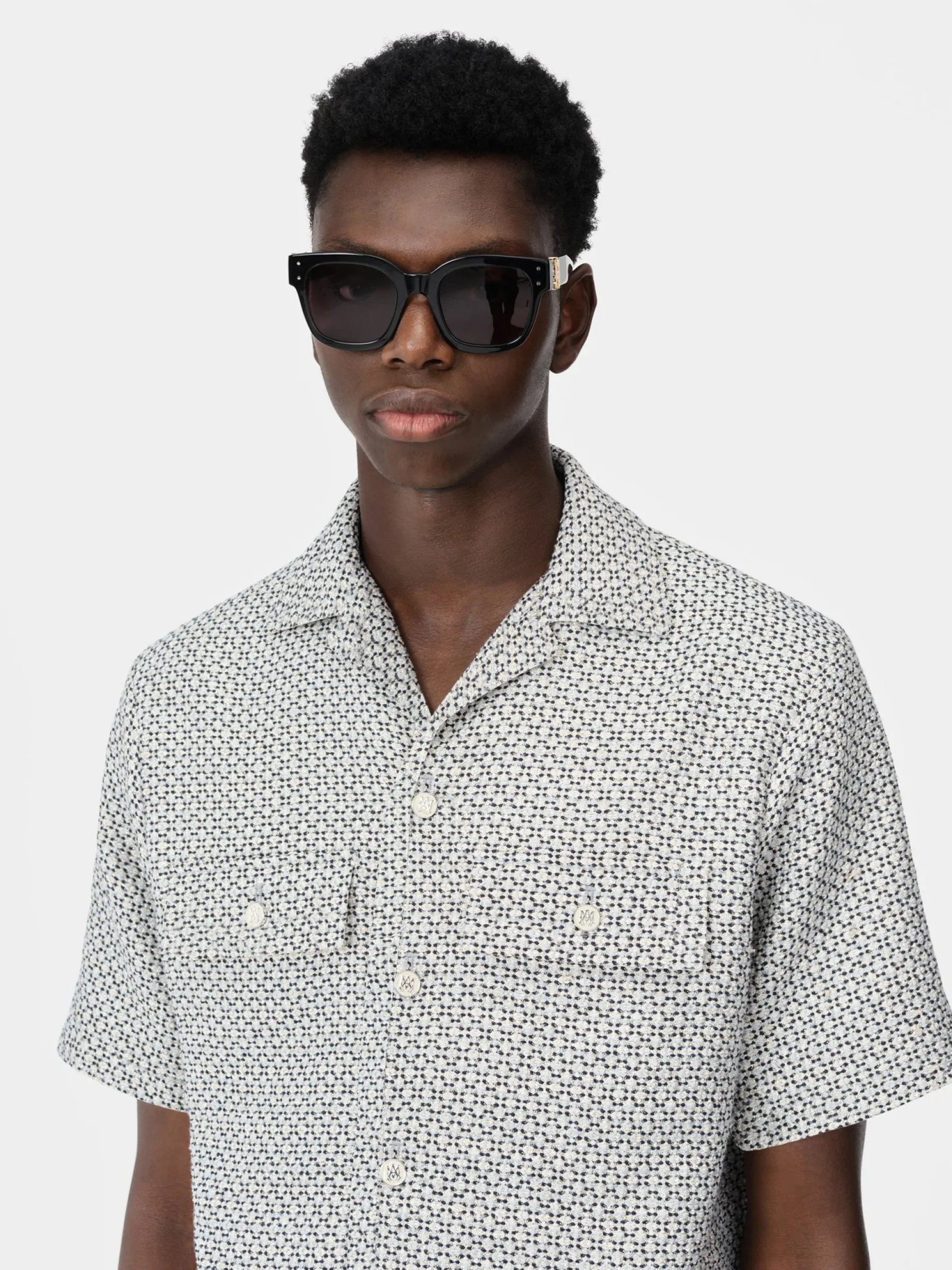 TWEED CAMP SHIRT