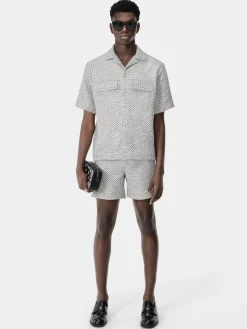 TWEED FLAP POCKET PULL ON SHORT