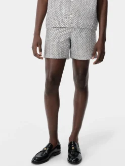 TWEED FLAP POCKET PULL ON SHORT