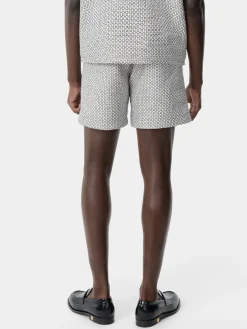 TWEED FLAP POCKET PULL ON SHORT
