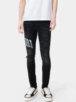 VARSITY LOGO REPAIR JEAN