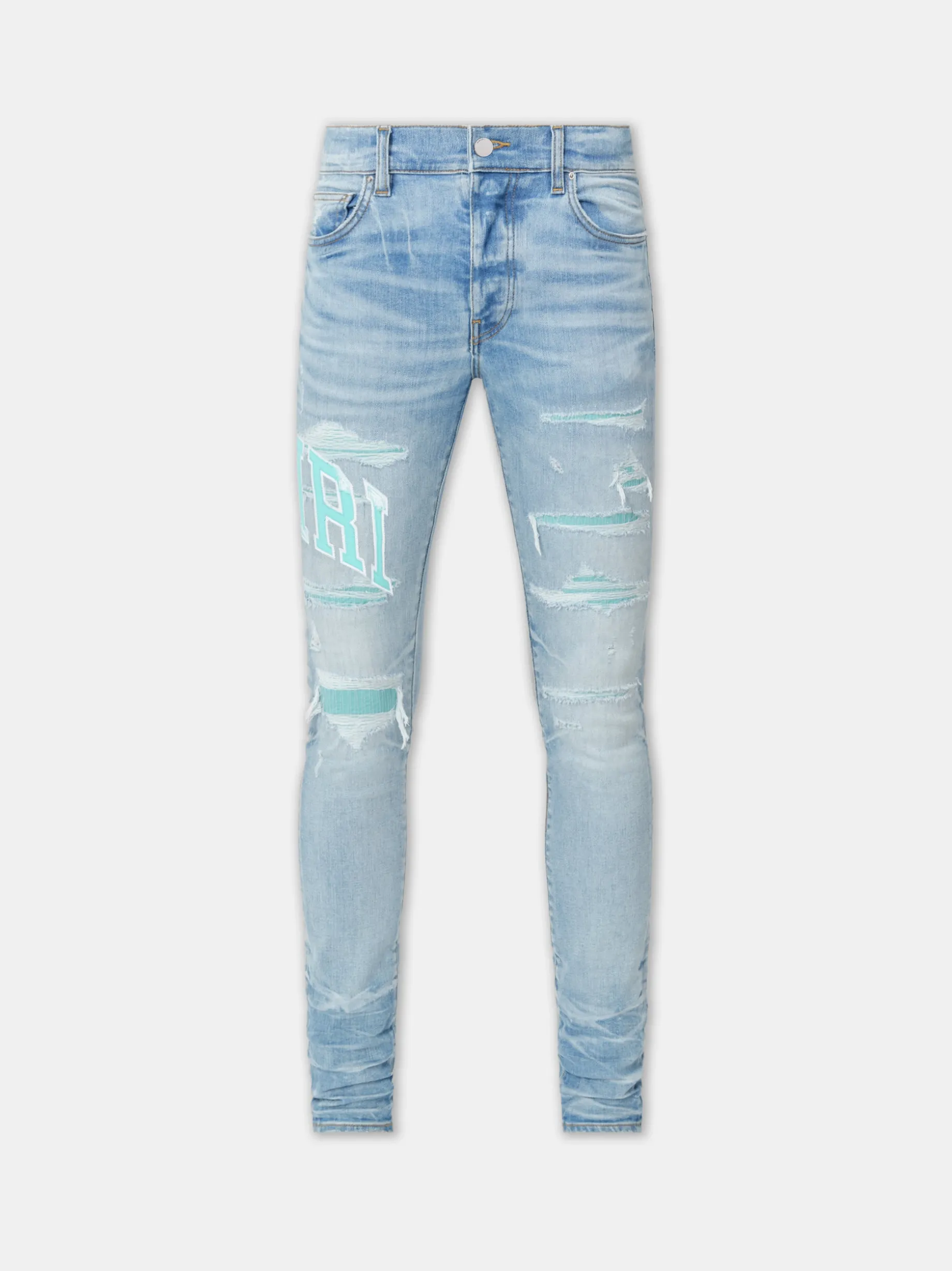 VARSITY LOGO REPAIR JEAN