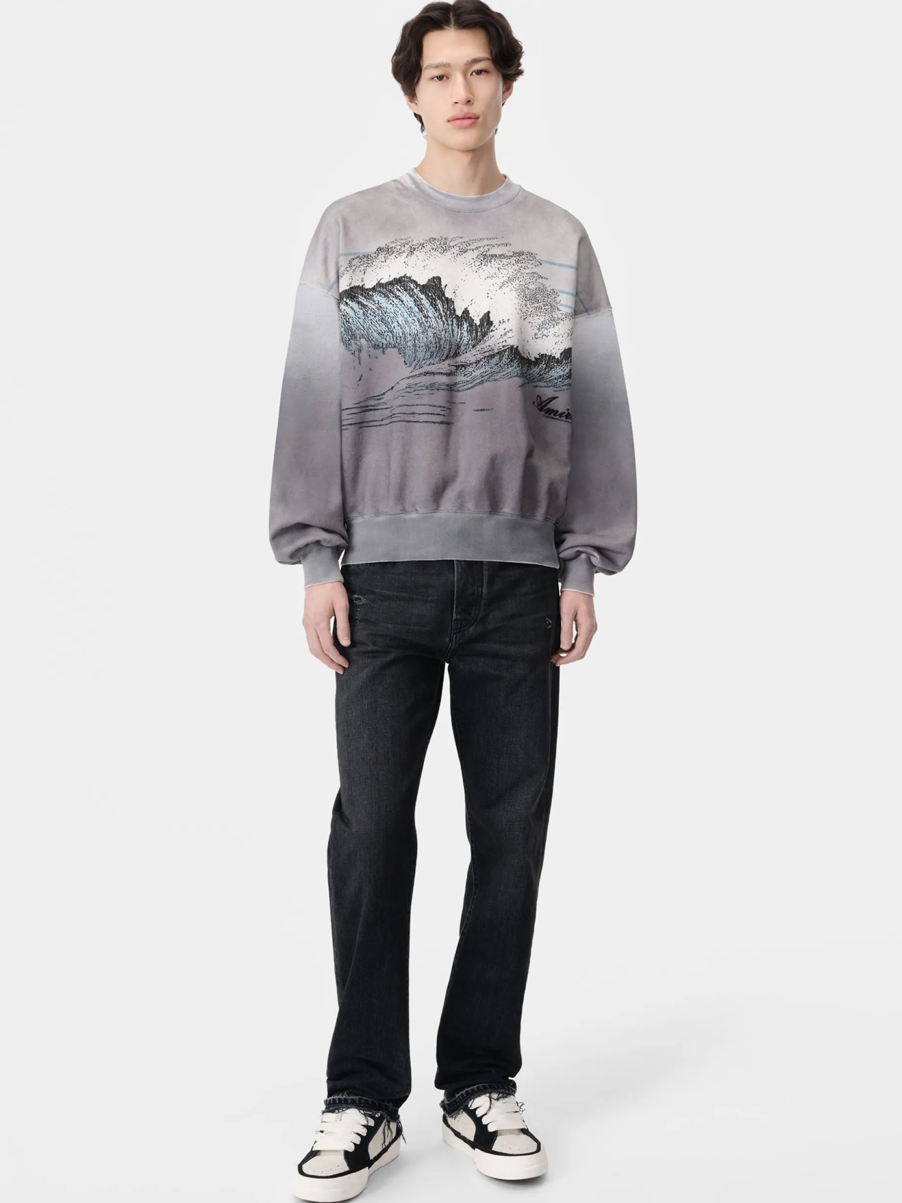 VINTAGE WAVE OVERSIZED CREW