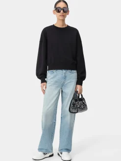 WOMEN'S AMIRI EMBROIDERED CREW