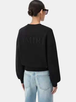 WOMEN'S AMIRI EMBROIDERED CREW