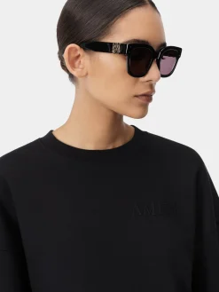 WOMEN'S AMIRI EMBROIDERED CREW
