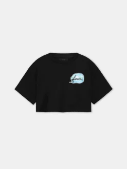 WOMEN'S AMIRI PARADISE AIRBRUSH TEE