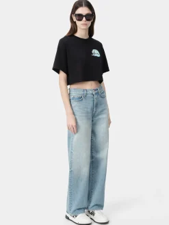 WOMEN'S AMIRI PARADISE AIRBRUSH TEE