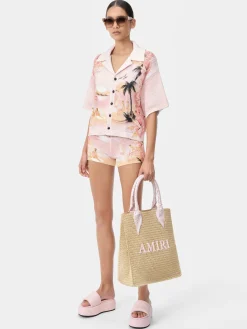 WOMEN'S AMIRI PARADISE CROCHET SHORT