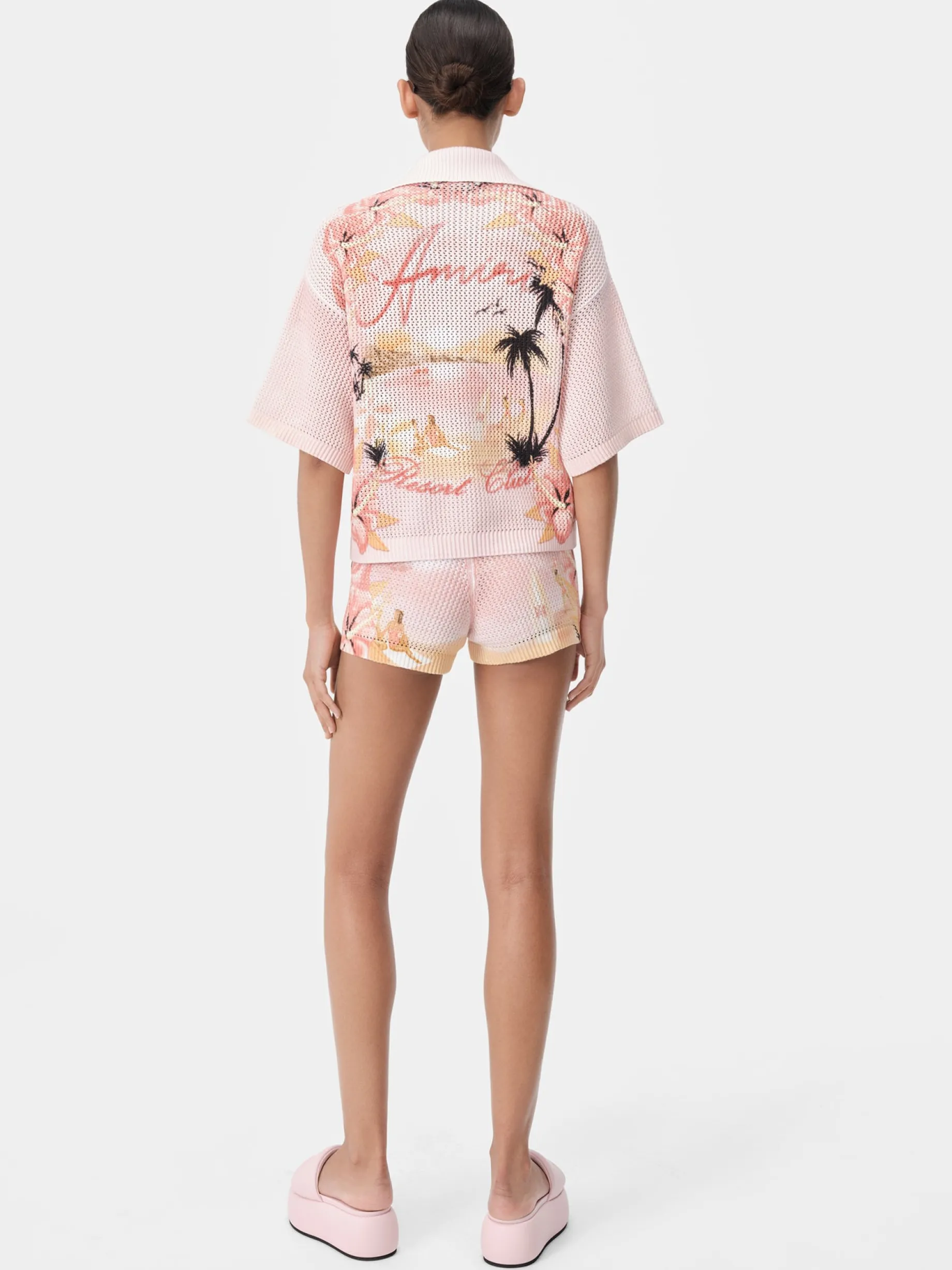 WOMEN'S AMIRI PARADISE CROCHET SHORT