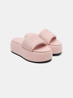 WOMEN'S AMIRI SCRIPT PLATFORM SANDAL