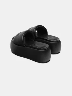 WOMEN'S AMIRI SCRIPT PLATFORM SANDAL