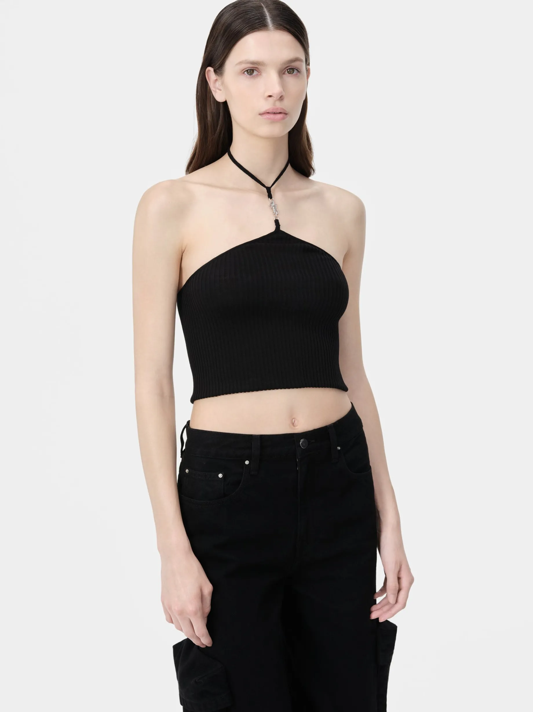 WOMEN'S AMIRI STACKED HALTER TOP