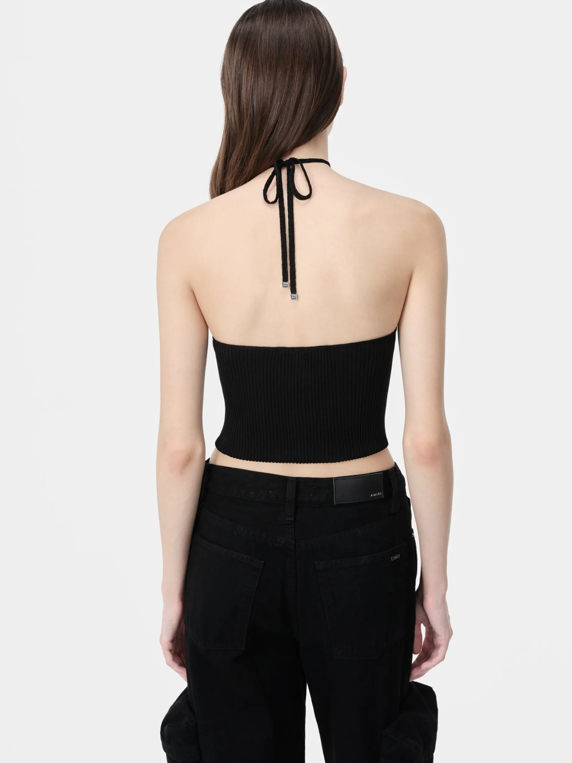 WOMEN'S AMIRI STACKED HALTER TOP