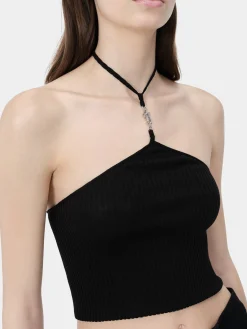 WOMEN'S AMIRI STACKED HALTER TOP