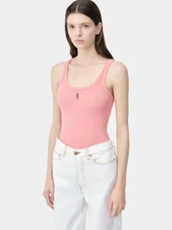WOMEN'S AMIRI STACKED RIBBED TANK