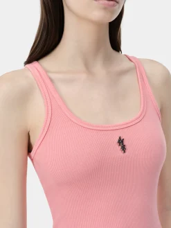 WOMEN'S AMIRI STACKED RIBBED TANK