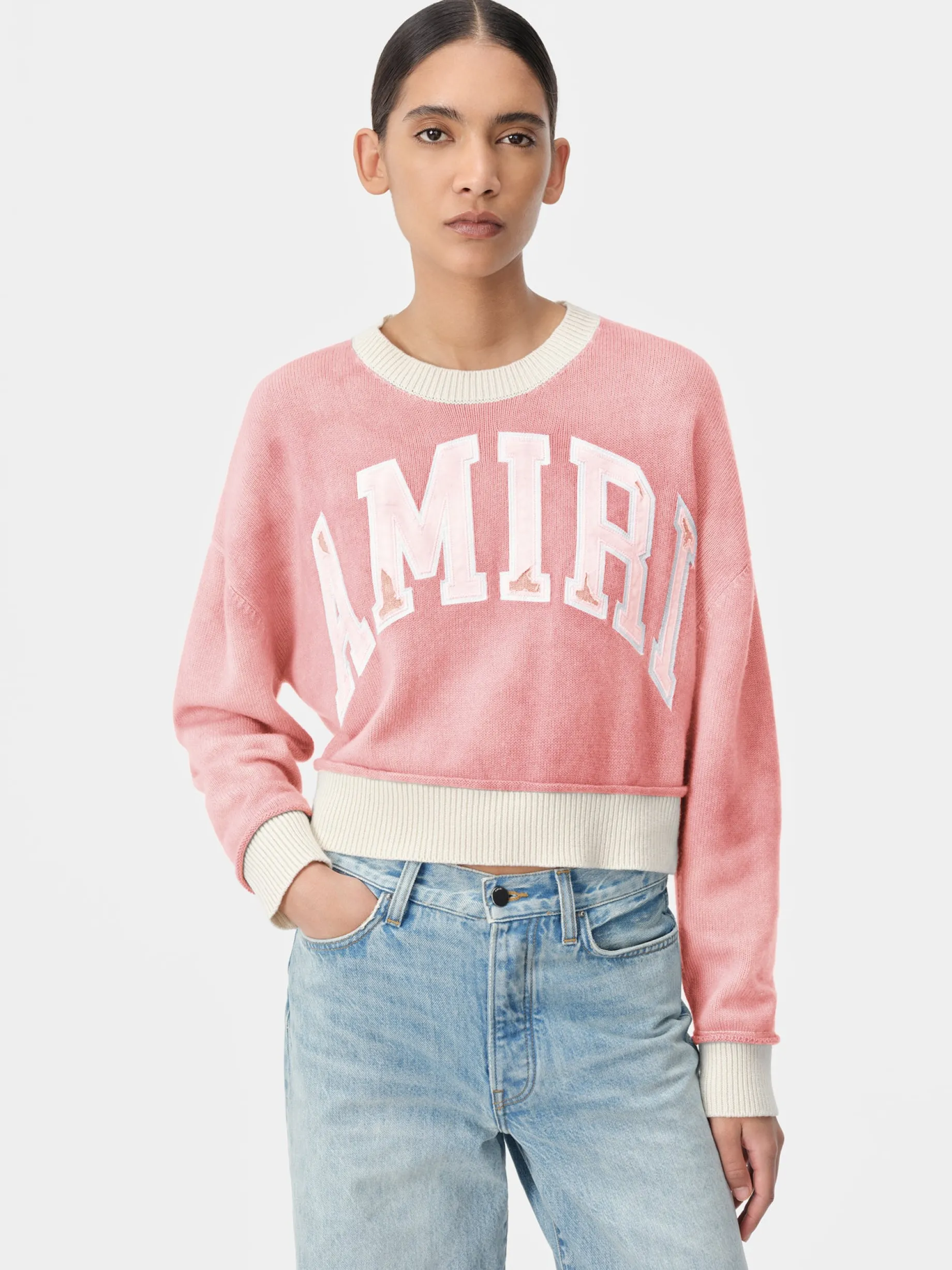 WOMEN'S AMIRI VINTAGE CASHMERE CREW